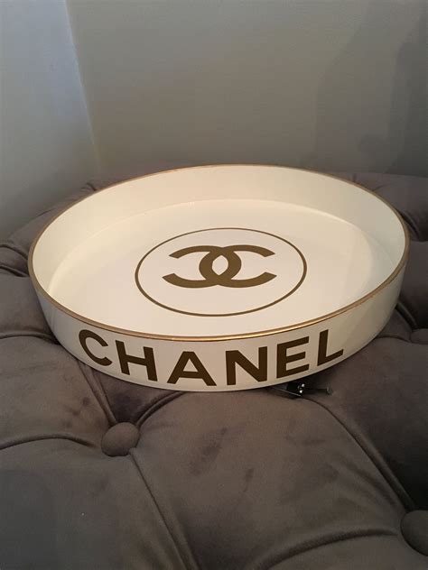 Round Chanel Tray 